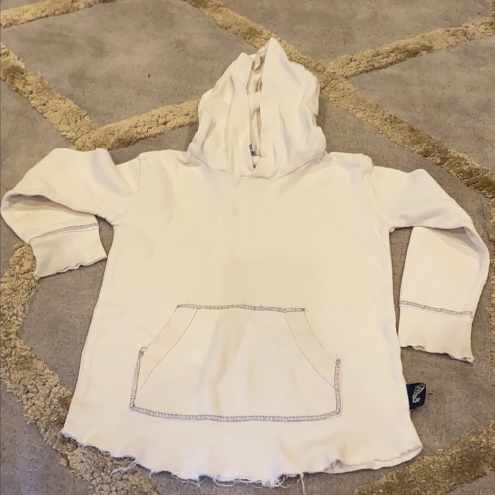 8/)25 😎 Lightweight thin waffle hoodie size 24mo